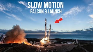 Falcon 9 Rocket Launch in 4k Slow-Mo. Sound ON. #shorts