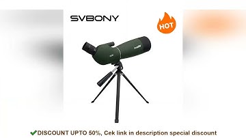 REVIEW SVBONY 50/60/70/80 Spotting Scope Zoom Telescope Powerful  Waterproof Long Range PORRO Prism
