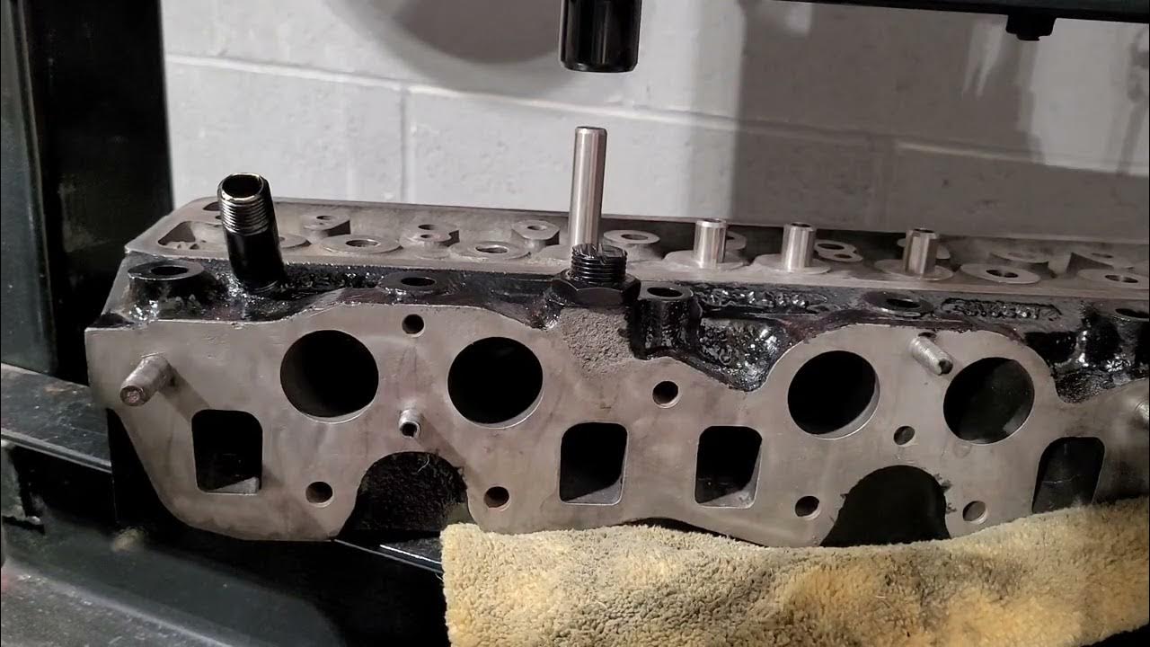 Triumph Tr6 valve guide fitting YouTube