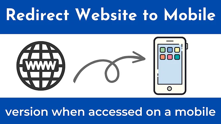 How to redirect website to a mobile version when accessed on a mobile device 