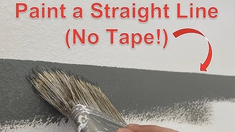 Paint Straight Lines Without Tape | Learn How to 