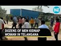 Telangana shocker watch how 100 men kidnapped woman doctor in ranga reddy district