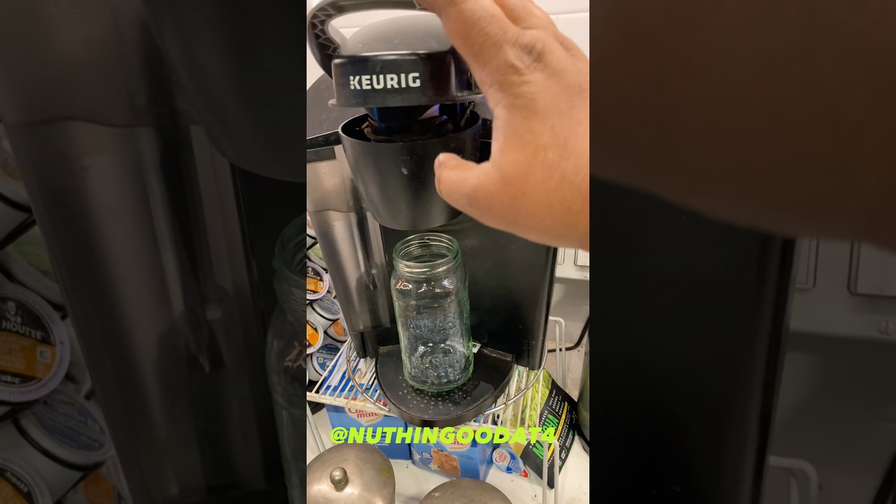 BREWING FRENCH VANILLA COFFEE Keurig Coffee Machine ASMR