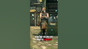 How to kill any NPC without consequences in Skyrim in a crowded place #skyrim #elderscrolls