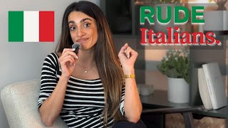 Italian teacher explains why Italians are "so rude" 🧐