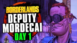 MY UNLUCKIEST RUN EVER - Borderlands 1 Deputy Mordecai Playthrough - Day 1