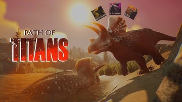 Path of Titans Officials - Era of EoTriceratops  | PvP Compilation