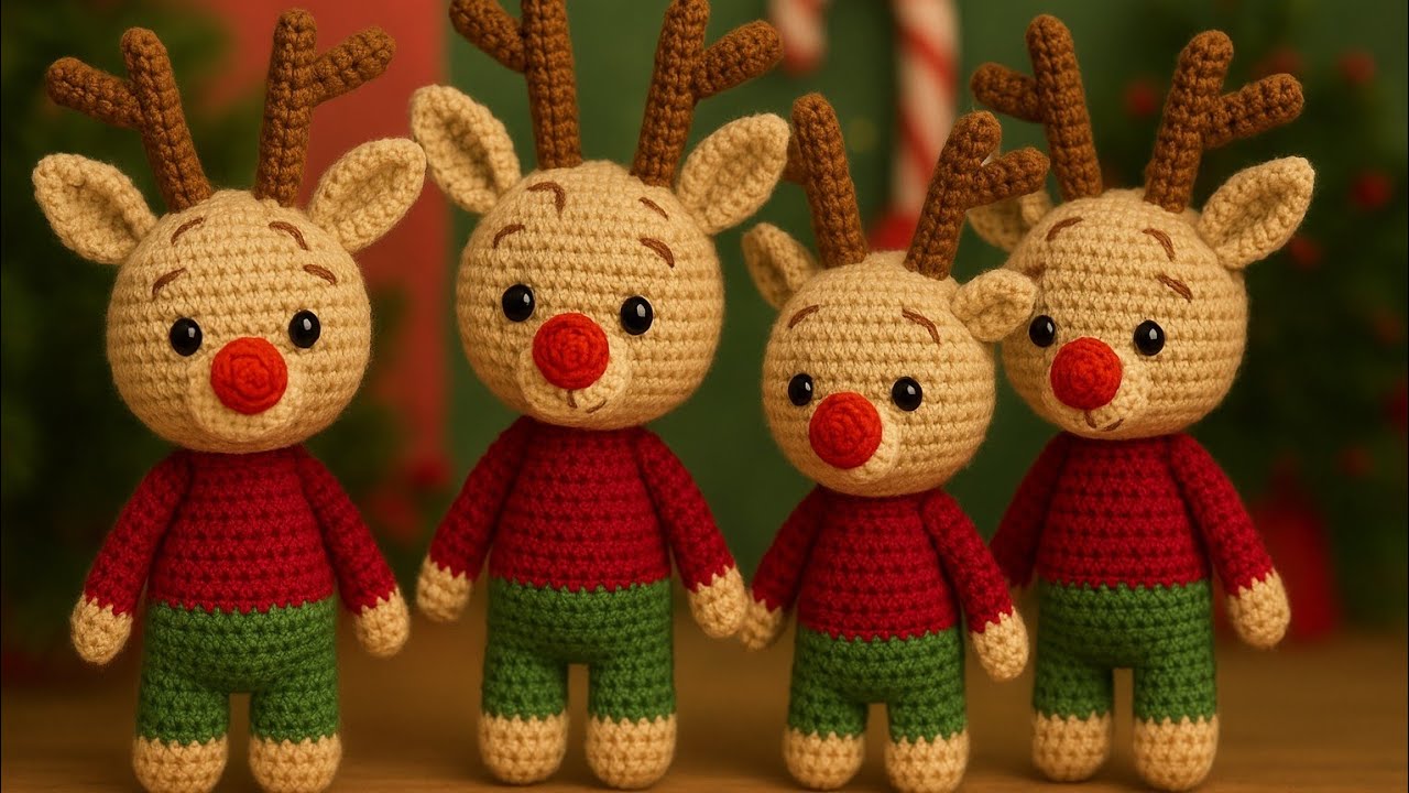 Häkelanleitung: Rentier 