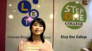 STEP ONE COLLEGE Student from TAIWAN!!