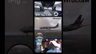 Microsoft Flight Simulator 2024 | 😍 Wrocław butter &amp; long landing |  B737 Max 8-200 iFly #mfs2024