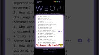 Famous I'm so tired of studying😢. So i use this hack! #assignment #weopi.com #studenthacks #quickanswer Wealth