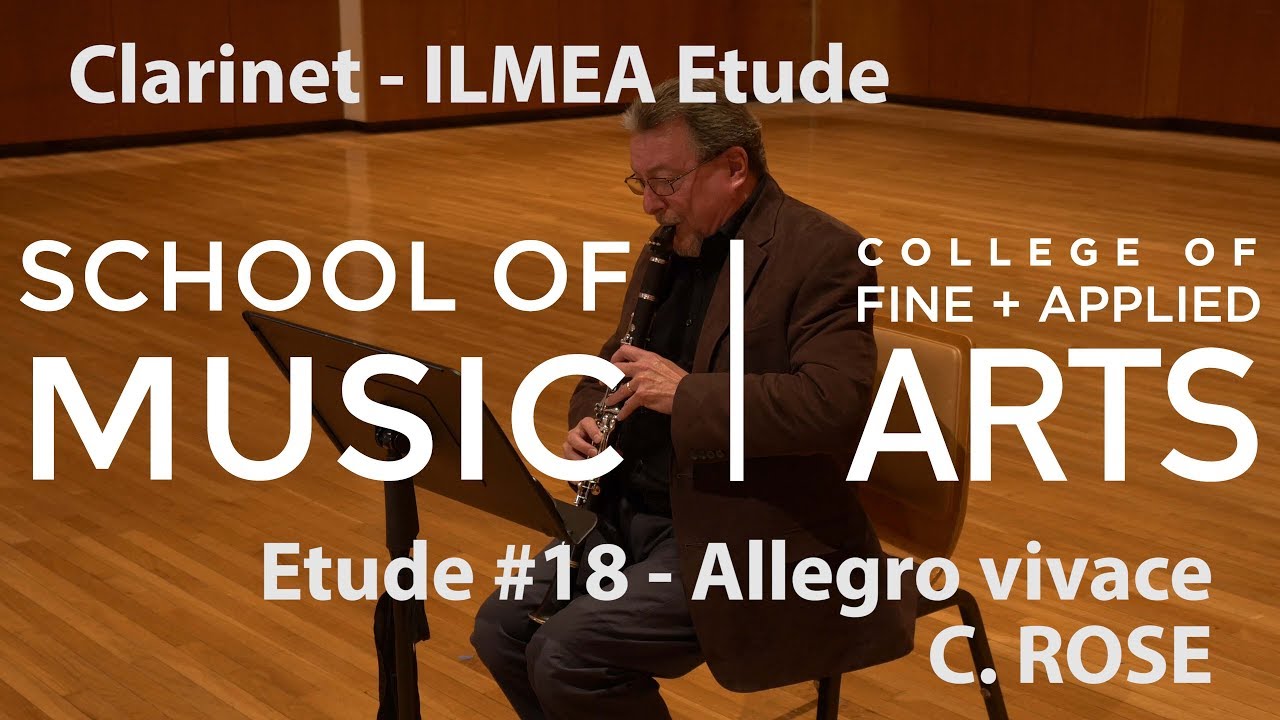 Professor J David Harris ILMEA Etude 18 Allegro vivace
