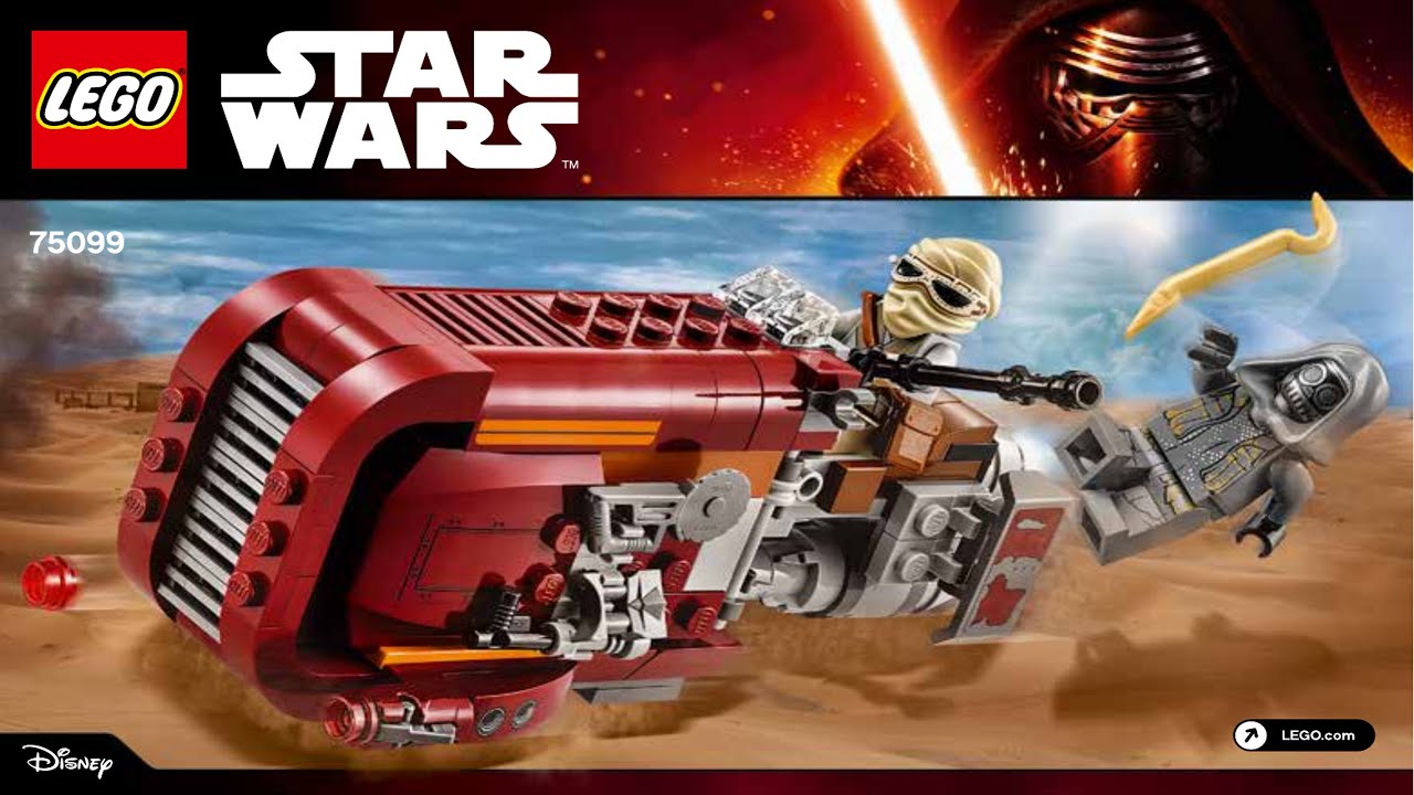 LEGO Instructions - Star Wars - 75099 - Rey's Speeder - Episode