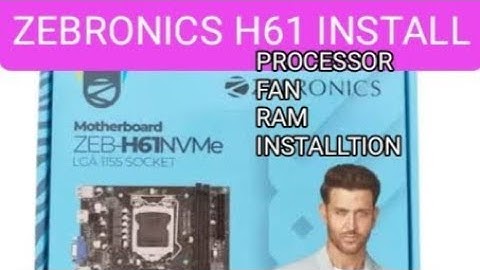 zebronics h61 motherboard ! zebronics h61 motherboard pc build #zebronics #viralvideo #viral #utube