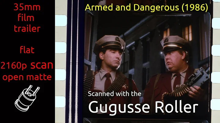Armed and Dangerous (1986) (2 of 2) 35mm film teaser trailer, flat open matte, 2160p