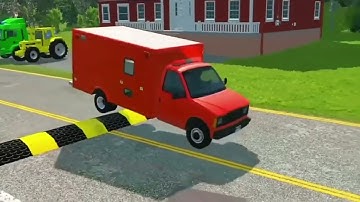 RUNAWAY HELL │ Epic Train Chase and Crash  -  BeamNG.drive _ Bus Car Train Animation _