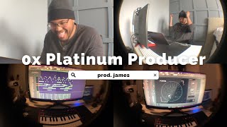 0x Multi Platinum Bedroom Producer Makes Beats in Bedroom | prod.james