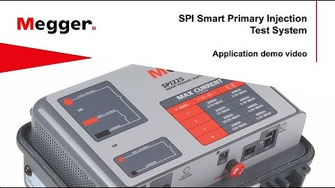 Recloser testing demo using Megger SPI225 - by Megger Australia