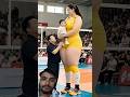 When Height Becomes Power! The Tallest Volleyball Player Shocks Everyone 😱🔥#usa#volleyball#shorts