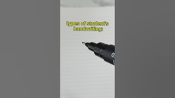types of students handwriting... #relatable #handwriting #funny #fyp