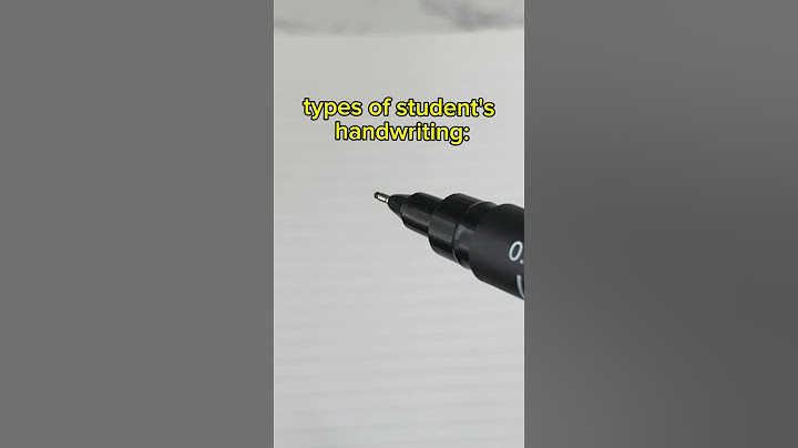 types of students handwriting... #relatable #handwriting #funny #fyp