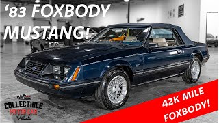 43K ORIGINAL MILE 1983 Ford Mustang Foxbody Review  Collectible Motorcar of Atlanta