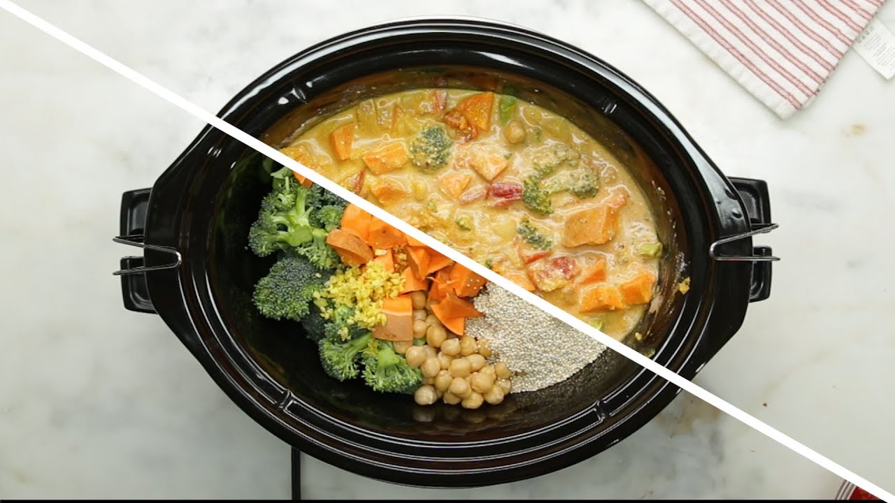 Slow-Cooker Veggie-Packed Curry | Tasty