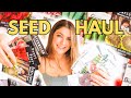 Huge spring seed haul 2024 baker creek  migardener  rare heirloom varieties vegetablegarden