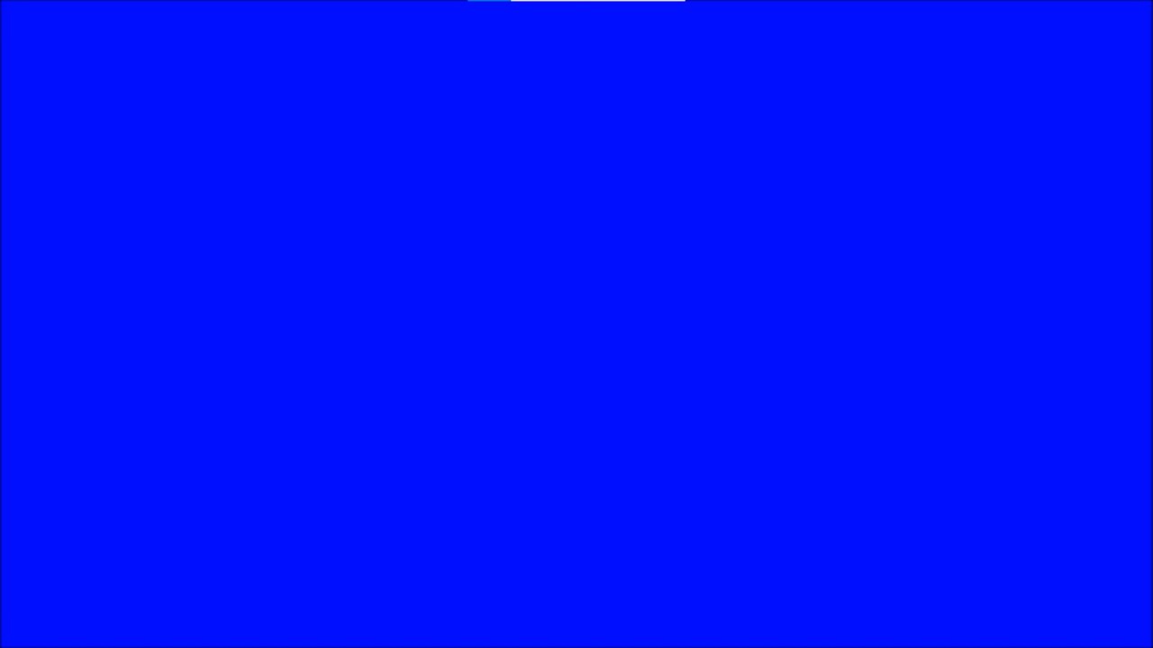 10 Hours of Pure Blue Screen in Full HD | No Sound