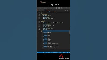 How to Create Login Form with HTML and CSS #shorts #youtubeshorts #shortvideo #trending #viral