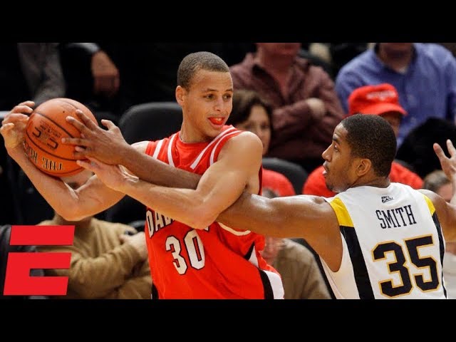 NBA_ 30 Stephen NCAA Curry Davidson Wildcats College Basketball