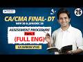 Assessment Procedure 1 | Full ENGLISH | CA / CMA FINAL Nov 26 &amp; Jun / Dec 26