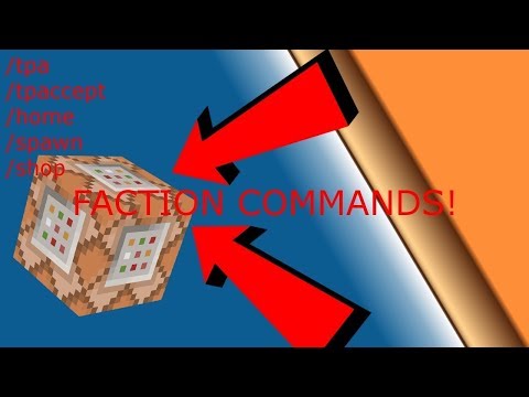 [2019] Minecraft: Bedrock Edition - Factions Commands - XBO, WIN10, PE, SWITCH