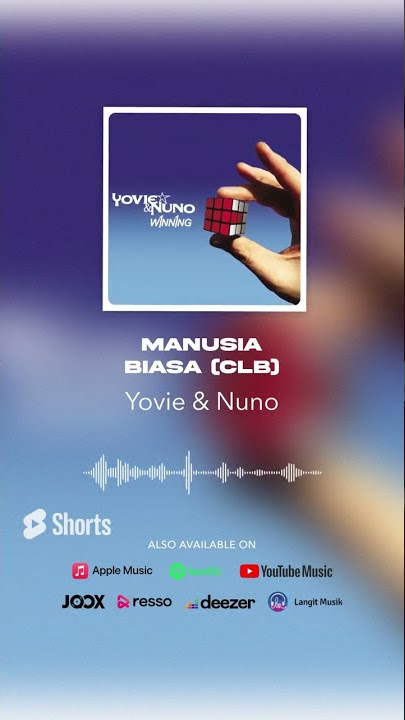 (OFFICIAL AUDIO) Yovie & Nuno - Manusia Biasa (CLB) #shorts