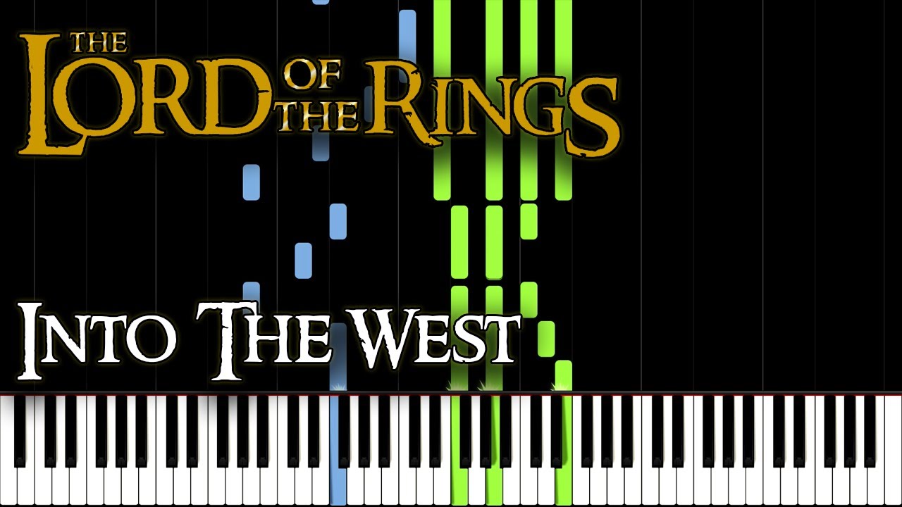 Into the West - The Lord of the Rings (Piano Tutorial) [Synthesia]