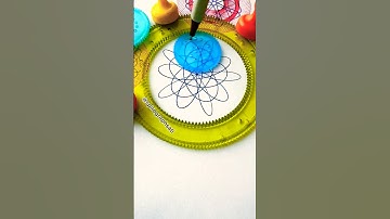WOW! Spirograph Perfection in Action 🌀 #spirograph #satisfying #geometryart #asmrsounds #shorts