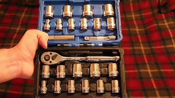 Small Kobalt SAE/Metric Socket Set Unboxing