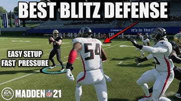 BEST MADDEN 21 BLITZ DEFENSE! EASY SETUP GETS INSANE PRESSURE WITH GREAT COVERAGE! STOP ANY OFFENSE