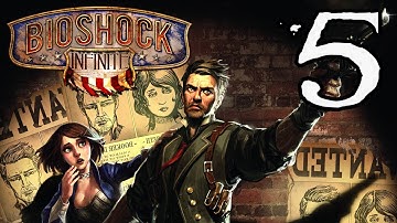 Bioshock Infinite Walkthrough [HARD MODE] Part 5 - Murder of Crows (XBOX 360/PS3/PC/GAMEPLAY)