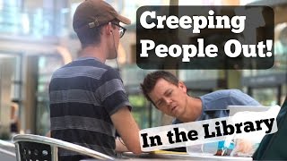 CREEPING PEOPLE OUT (In the Library) | Jack Vale