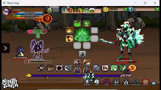 ninja saga (REBORN) - beat Eudemon Garden boss lvl 60 (SOLO) screenshot 4