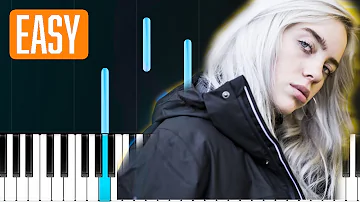 Billie Eilish - wish you were gay (100% EASY PIANO TUTORIAL)