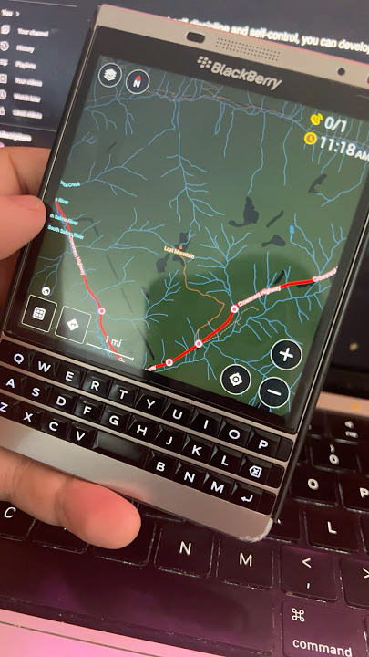 Blackberry Passport 2024 amazing maps and navigation restored and no internet needed!