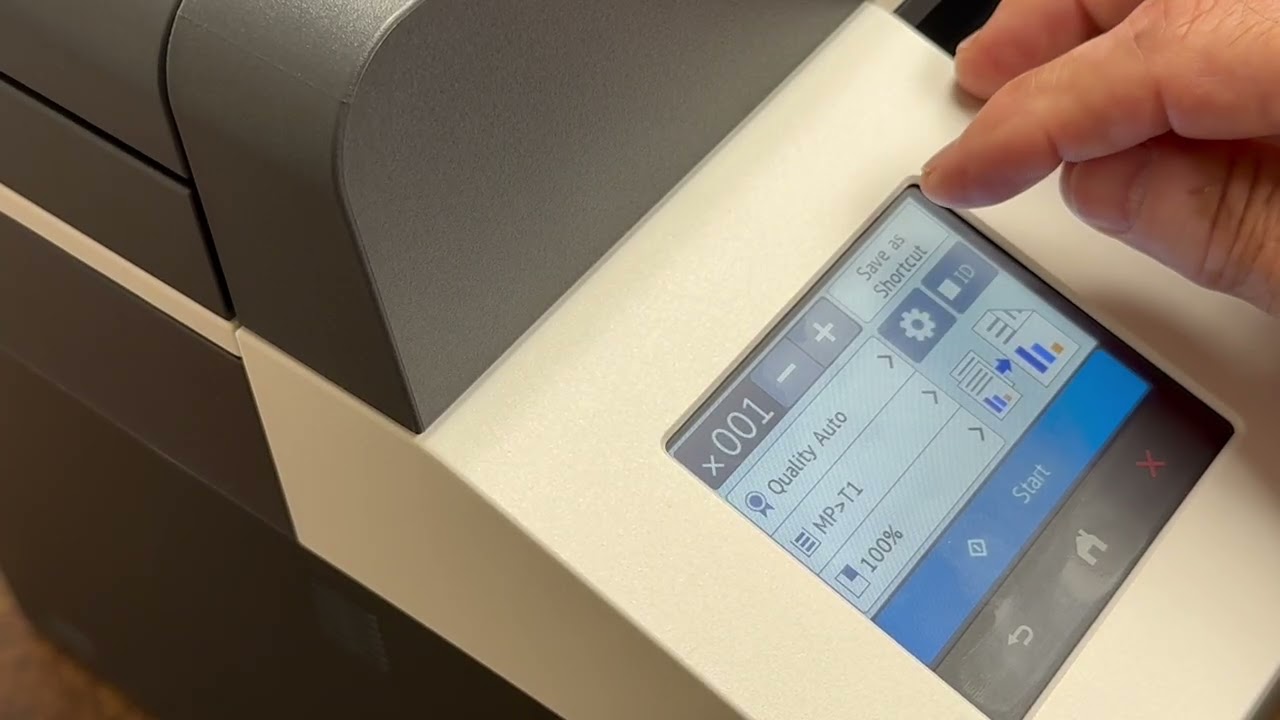 How to make 2-sided copies on the Konica Minolta bizhub 4221i