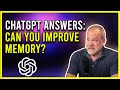 ChatGPT Answers: Is it Possible to Improve Memory?