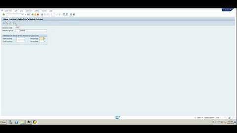 SAP FI   Define Tolerance Group For G L Accounts   YouTube