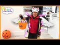 Ryan Trick or Treat for Halloween and Playing Games!!!!