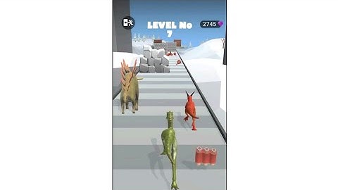 Just Enjoy Offline Dino Run Game || Run Dino Rush 3D Android Games