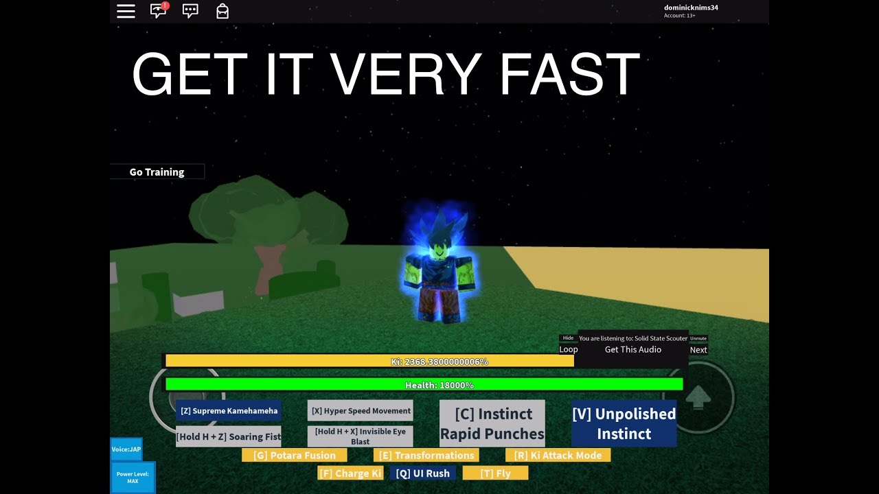 How To Get Ui In Dbn Roblox Youtube - roblox kamehameha audio