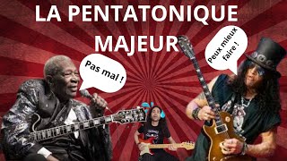 Comment sonner comme Slash et BB king avec la gamme pentatonique majeur